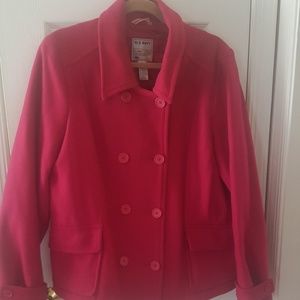 Old Navy Pink Wool Coat-XL